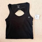 American Eagle Black  top with cutout detail Photo 0