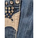 Liuces Jeans Womens Size 18 Slim Fit Rhinestones Embellish Rise Western Cowgirl Blue Photo 11