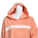 Puma Sweatshirt Women Large Orange Amplified Crop Hoodie Logo Casual Athleisure Photo 4