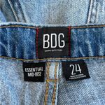 BDG  distressed blue jean denim essential mid rise shorts Photo 2