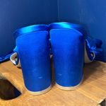 Lulus Blue Lace- Up Heels Photo 4
