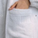 LUNYA Spa Terry Robe in Sincere White Size X Photo 3