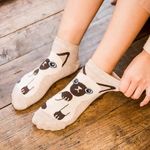 🆕Tan Cat Socks Tan Photo 1