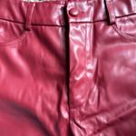 SheIn Red leather pants Photo 3