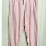 SKIMS Pink Cotton Fleece Classic Jogger Lounge Pants Cherry Blossom Size XL Photo 5