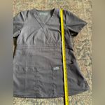 Grey's Anatomy by Barco Riley 3-Pocket Mock Wrap V-Neck Top Size XS Photo 5