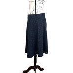 Gap A-Line Skirt Knee Length Floral Eyelet Black Cotton Women Size 4 Photo 5