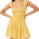 Free People Sweet Annie Smock Mini Dress Photo 3