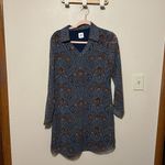 CAbi  Provincial Blue‎ Floral Shirt Dress #3295 Size XS Photo 3