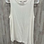 Athleta Cloudlight Asym Side Tie Tank Sea Salt White Womens Size Medium *Flaw Photo 3