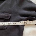 Rafaella  Long Sleeve  Collared  Pullover Blouse Black sz s Photo 4