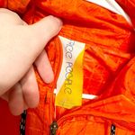 Free People  Jacket Women Medium Parachute Festival Windbreaker Orange Packable Photo 1