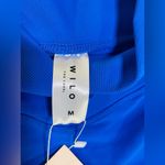 NWT Wilo The Label blue/red ribbed biker shorts size/M Size M Photo 3