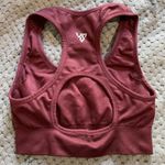VSHRED Maroon Racerback Sports Bra Gym Activewear Size Small EUC #1182 Red Photo 1