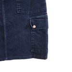 Tommy Hilfiger 90's Vintage  Dark Wash Denim Skirt With 6 Pockets Blue Size 4 Photo 3