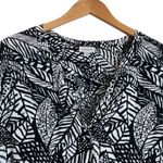 Avenue  WomenTunic‎ Top 1X Abstract Foliage Boho Lagenlook Cottagecore Officewear Photo 10