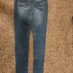 Wallflower Straight Leg Jeans 5 Light Blue Denim Wide Waistband 5 Pockets Button Size undefined Photo 2