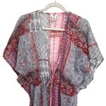 Arden B  Women One Size Kaftan Tropical Beach Cover Up Sheer Lightweight Paisley Photo 1