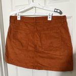 Old Navy Corduroy Mini Skirt Rust Orange Photo 3