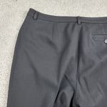 Talbots  Womens Dress Pants 12 Black Stretch Straight Leg Career Business Trouser Photo 2