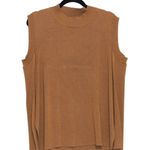 Cyrus  Light Brown Sleeveless Knit Top Size Large Photo 0