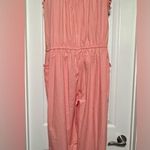 Vintage Courtney’s Things Peach Coquette Jumper Girlie Romper Cotton Jumpsuit Orange Photo 12