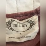 MIA JOY Joyfoile Valery Rose Colored Crushed Velvet Jumpsuit nwot Pink Size undefined Photo 5