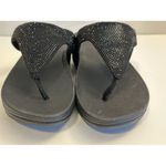 FitFlop Lottie Shimmer Crystal Thong Sandals Black Size EU 38/ US 7 T82-001 Photo 5