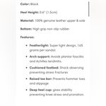 NWT Liberte Leather Bronte Black Strappy Sandals. Size 6 Photo 9