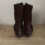 Diane Gilman  Brown Suede Western Ankle‎ Boots Womens 7.5W Studded Boho Riding Photo 4