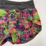 Lululemon  Speed Up LR Lined Short Vivid Floral running workout Tone Multi size 4 Photo 9
