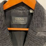 Dana Buchman Vintage 90’s luxury mohair wool boucle tuxedo collar metallic thread blazer Photo 13