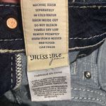 Miss Me SKINNY DARK WASH JEANS SADDLE STITCH POCKET RED,WHITE AND BLUE SZ 27 Photo 10