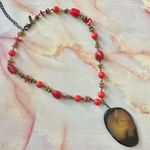 Lane Bryant  beaded pendant necklace Photo 1