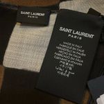 Saint Laurent  Square Checkboard Bandana in Wool 65 x 65 CM Photo 1