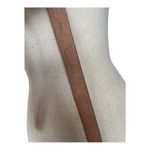 Vintage Brown Leather Belt with Rectangular Buckle and Textured Surface Photo 4