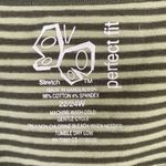 Fashion Bug women’s 22/24W light and dark green striped short sleeves shirt top Photo 4