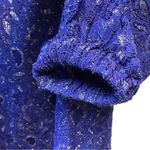 Endless Rose Sweetheart Neck Long Sleeve Metallic Lace Minidress Size L Photo 3