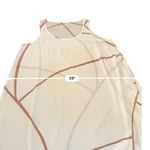 Sheer Layered Kimono Dress Set Women's OS Ivory Abstract Oversized Lagenlook White Size undefined Photo 4