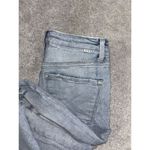Risen Jeans Womens 7/28 High Rise Straight Hippie‎ Boho Distressed Light Stretch Blue Photo 1