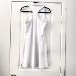 Alo Yoga  White Sleeveless Polo Tennis Dress | Athletic Mini | Size L Photo 4