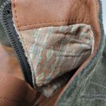 Lucky Brand Womens Brolley Bootie 7.5 Gray Suede Leather Zip Up Ankle Western Photo 13