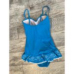 Gottex Profile Tutti Frutti Lasercut One Piece Swimsuit 10 Swimdress Ruffle NWOT Photo 1