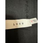 Lush Clothing Lush Black Eyelet Embroidered High Waisted Scalloped A Line Mini Skirt Size L Photo 3