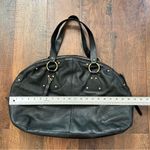 7 For All Mankind black leather shoulder bag Photo 11