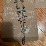 Hallmark Turquoise and Silver Long Necklace Photo 0