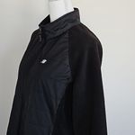 New Balance  womens Size XL Quilted Fleece Running Jacket Black Zip Side Pockets Photo 7