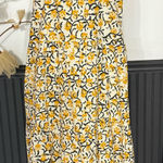 NWT Lilla P Peplum Seam Adjustable Tank 100% Cotton Dress ~ Size Large 🧡🍄 Yellow Photo 0