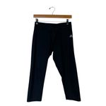 Nike Adidas Womens Black Cropped Leggings Size L Athletic Training Activewear Photo 1