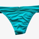 Victoria's Secret  cheeky women’s large sea-foam green shimmer bikini bottom Photo 9